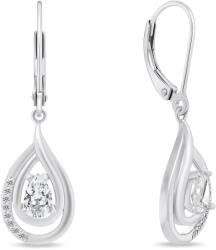 Brilio Silver Bájos ezüst fülbevaló cirkónium kövekkel EA899W