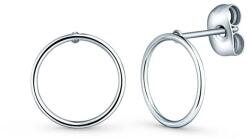 Vuch Minimalista acél fülbevaló Karika QUPIA SILVER