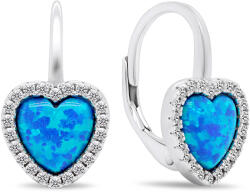 Brilio Silver Bájos ezüst fülbevaló szintetikus opálokkal EA395WB