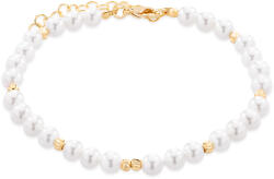 Troli Elegáns karkötő szintetikus gyöngyökkel VSB0179G
