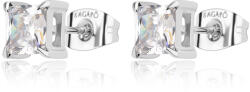 S'Agapõ Elegáns acél fülbevaló cirkónium kövekkel Stellar STK14