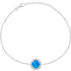 Brilio Silver Bájos karkötő szintetikus opállal BRC37WB