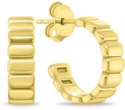 Brilio Silver Időtlen aranyozott karika fülbevaló EA876Y