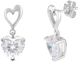 Preciosa Romantikus ezüst fülbevaló Clarity cirkónium kővel Preciosa 5387 00
