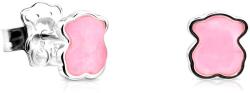 Tous Ezüst mackó fülbevaló rózsakvarccal ikon Icon Color 815433610