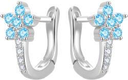 Beneto Bájos virág fülbevaló cirkónium kövekkel AGUC3334-BL