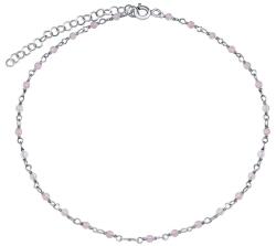 Silvego Ezüst karkötő valódi rózsaszín arannyal Arika 2mm INS1007BRQ