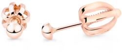 Cutie Jewellery Rózsaszín arany bedugós fülbevaló Z5003-30-X-4