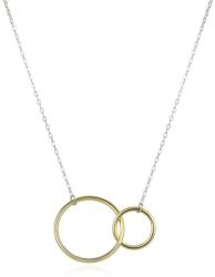 MOISS Stílusos bicolor nyaklánc Karikák N0000289