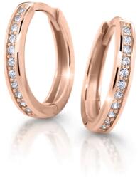 Cutie Jewellery Időtlen karika fülbevaló cirkónium kövekkel C3344-80-10-X-4