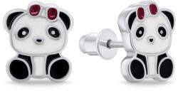Brilio Silver Eredeti ezüst fülbevaló Panda EA817W