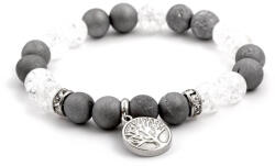 Agato Beneto Gyöngykarkötő achátból és kristályból MINK76/17