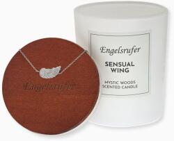 Engelsrufer Illatgyertya 35 óra acél karkötővel Angyalszárny ERJC-ERBLILWING