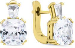 Brilio Silver Időtlen, aranyozott fülbevaló cirkónium kövekkel EA633Y