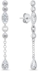 Brilio Silver Bájos ezüst fülbevaló cirkónium kővel EA847W