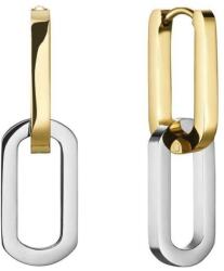 Rosefield Minimalista bicolor acél fülbevaló 2 az 1-ben JEDLG-J712