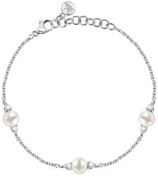 Morellato Gyengéd ezüst karkötő gyöngyökkel Perla SAER53