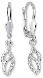 Soliter Brilio Silver Bájos ezüst fülbevaló kristállyal 436 001 00572 04