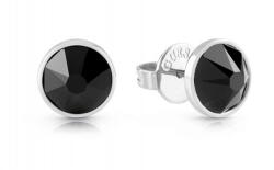 Guess Acél fülbevaló fekete cirkónium kövekkel Frontiers JUME01343JWSTBKT/U