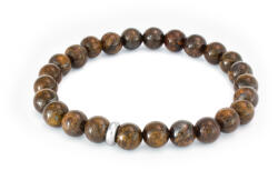 Agato Beneto Gyöngy karkötő bronzit ásványból MINK127/20