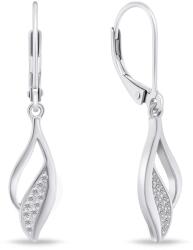 Brilio Silver Bámulatos ezüst fülbevaló cirkónium kővel EA739W