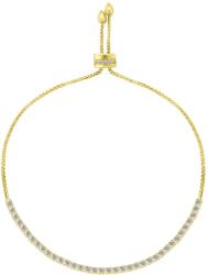 Brilio Silver Elegáns aranyozott karkötő cirkónium kövekkel BRC91Y