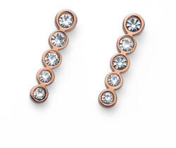Oliver Weber Elegáns bronz fülbevaló tiszta kristályokkal Change 23014RG