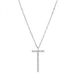 Rosato Ezüst nyaklánc T betű medállal Cubica RZCU20 (lánc, medál)