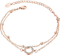 CRYSTalp Stílusos bronz karkötő karikával 22147. ERG