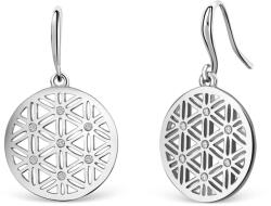 CRYSTalp Divatos fülbevaló kristályokkal Flower of Life 40086. CRY. R