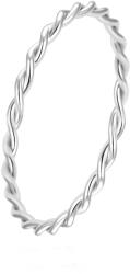 Beneto Minimalista ezüst csavart gyűrű AGG315L 54 mm