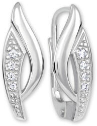 Soliter Brilio Fehér arany fülbevaló cirkónium kővel 239 001 00660 07