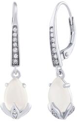 Silvego Ezüst fülbevaló Clarissa holdkővel Brilliance Zirconia JJJ1267EMS