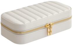 Troli Krémszínű utazási ékszerdoboz