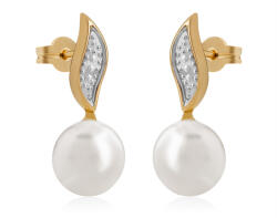 Brilio Elegáns bicolor arany fülbevaló 14/230.822/3P