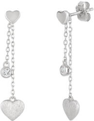 Preciosa Bájos ezüst fülbevaló Sweetheart cirkónium kövekkel Preciosa 5383 00