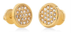 Brilio Sárga arany fülbevaló cirkónium kövekkel 14/180.641/17ZIR