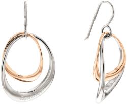 Calvin Klein Eredeti acél bicolor fülbevaló Timeless 35000003
