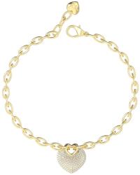 Guess Romantikus aranyozott karkötő Crazy In Love JUBB05214JWYG 18, 5 cm