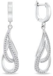 Brilio Silver Káprázatos ezüst fülbevaló cirkónium kövekkel EA448W