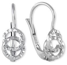 Soliter Brilio Silver Divatos csiszolású ezüst fülbevaló 431 001 00561 04