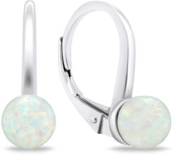 Brilio Silver Stílusos ezüst fülbevaló szintetikus opálokkal EA727W