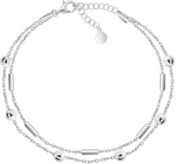 Brilio Silver Dupla ezüst karkötő BRC134W