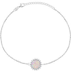 Brilio Silver Bájos karkötő szintetikus opállal BRC37WP