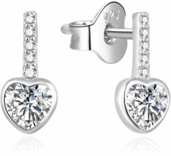 Beneto Bájos ezüst szív fülbevaló AGUP929L