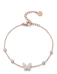 Oliver Weber Gyengéd bronz pillangó karkötő Nantosuelta Magic Blossoms 32335RG