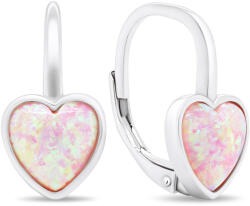 Brilio Silver Romantikus ezüst fülbevaló szintetikus opálokkal EA388WP