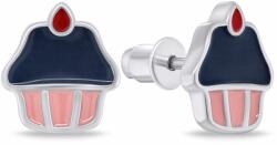 Brilio Silver Bájos ezüst fülbevaló Torta EA1085W