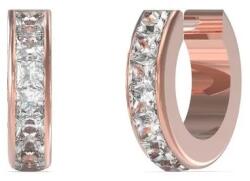 Guess Stílusos bronz kristály fülbevaló Huggie Me JUBE03134JWRGT/U