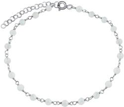 Silvego Ezüst karkötő valódi holdkővel Arika 3mm INS1002BMS